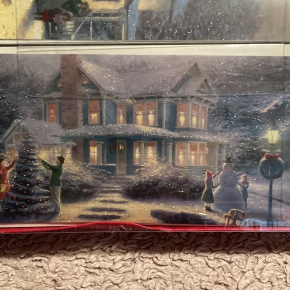 🌸NIB HALLMARK Thomas Kincade 40 ct assorted Christmas cards with seals - Picture 8 of 11